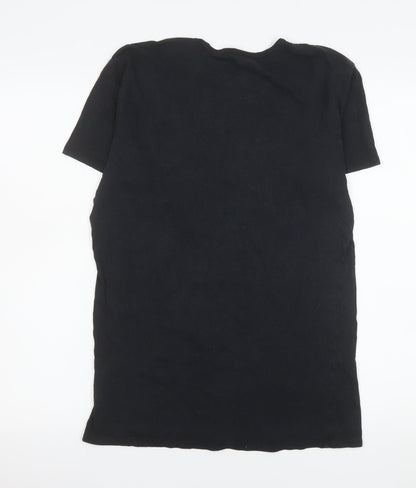 Puma Men's Black Small Short Sleeve Crew Neck Cotton T-Shirt