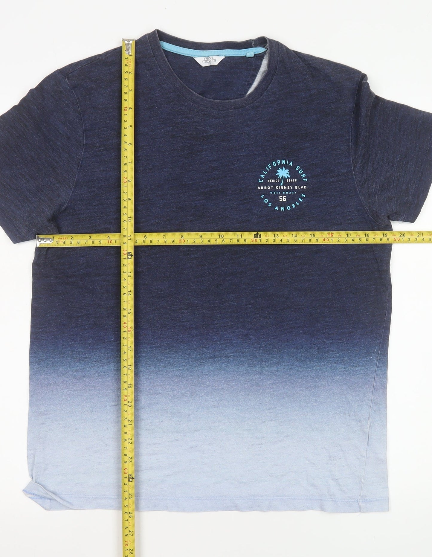 Mens UK Size M NEXT Blue  T-Shirt