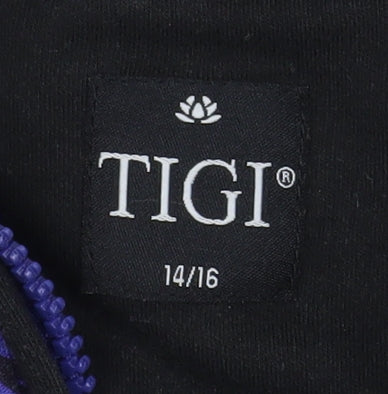 Womens UK Size 14/16 TIGI Purple Pullover Sweatshirt