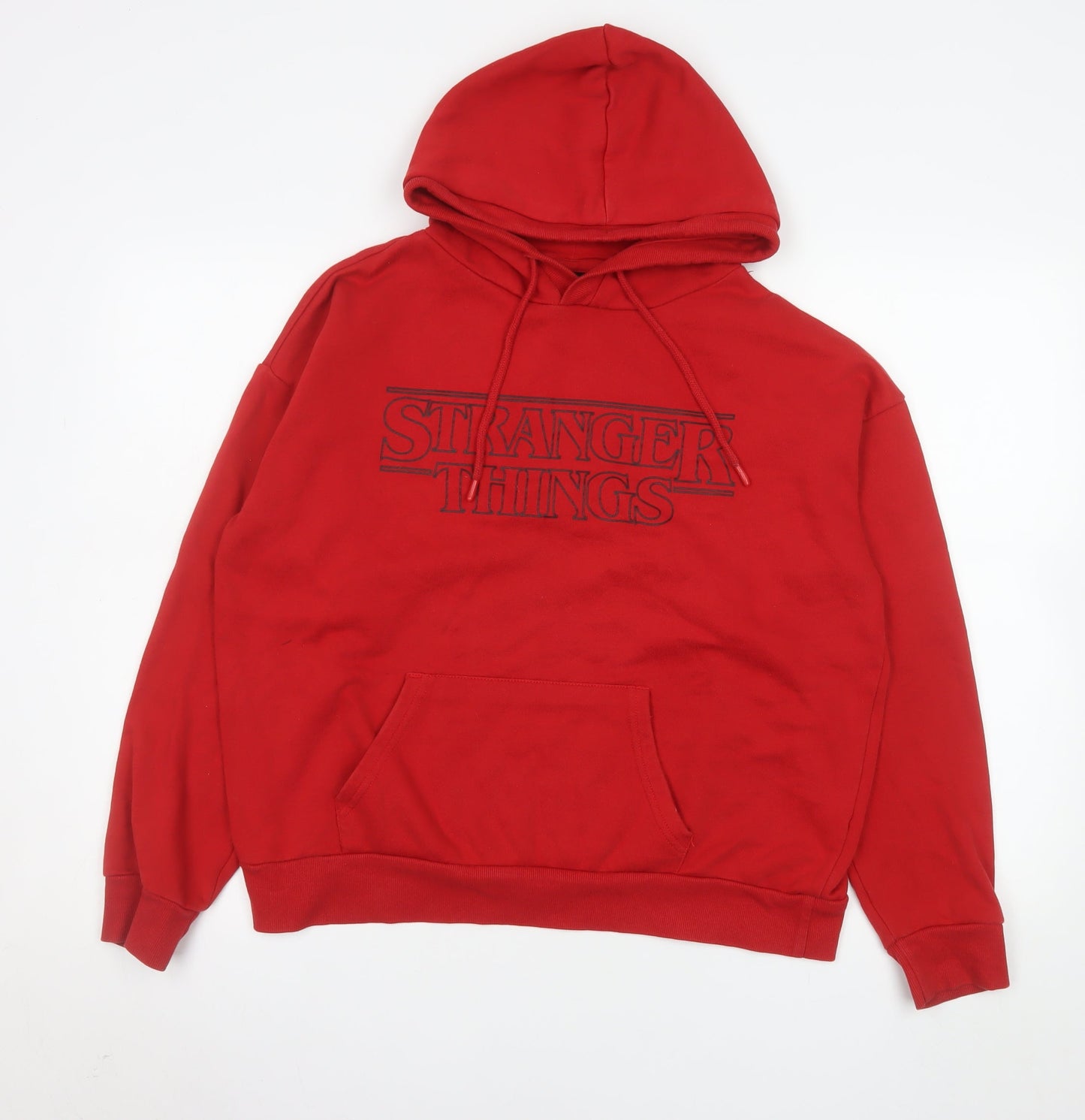 Womens UK Size M Stranger Things Red Pullover Hoodie