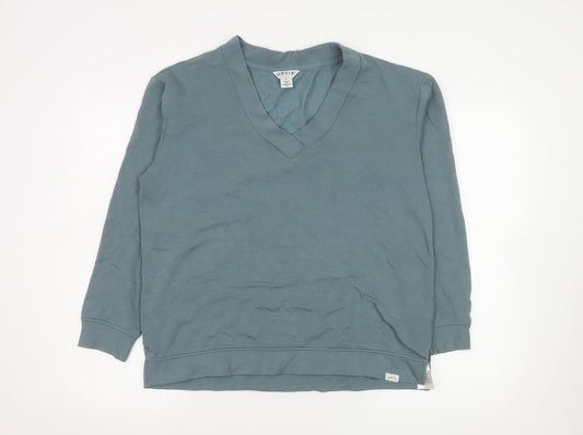 Womens UK Size M Orvis Blue Pullover Sweatshirt