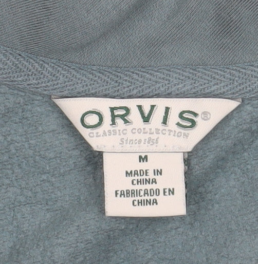 Womens UK Size M Orvis Blue Pullover Sweatshirt