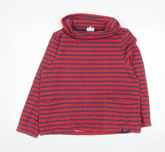 Womens UK Size L Line 7 Red Pullover Sweatshirt