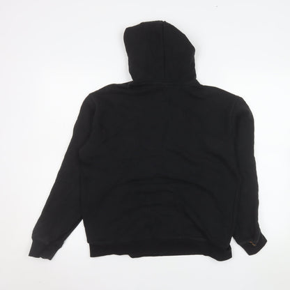 Adidas Girls Black Pullover Hoodie Size 14 Years Cotton Logo Sweatshirt