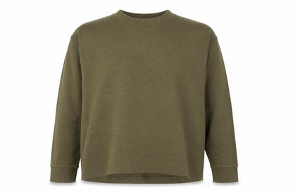 River Island Men’s Green Relaxed Fit Long Sleeve Cotton Top L