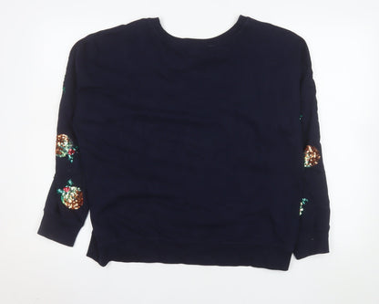 Womens UK Size 14 NEXT Blue Pullover Sweatshirt