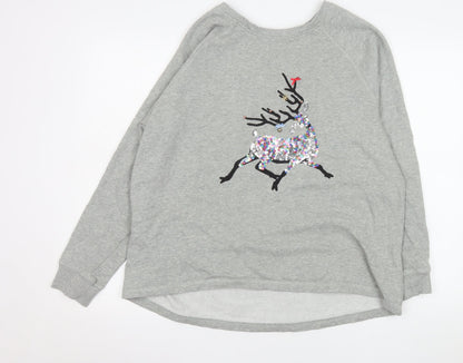 Womens UK Size 18 NEXT Grey Pullover Sweatshirt