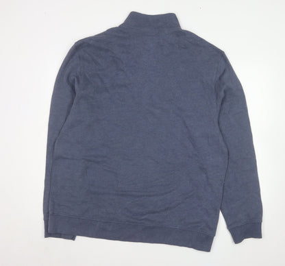 Mens UK Size 2XL IZOD Blue Pullover Sweatshirt