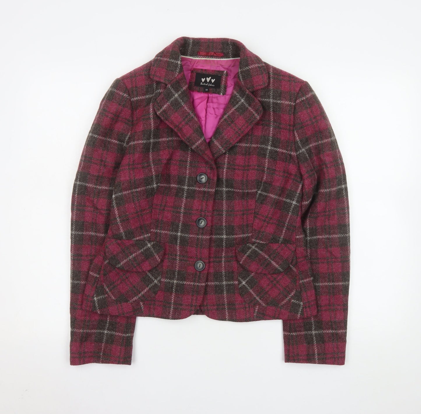 Womens UK Size 14 Marks and Spencer Regular Pink Blazer