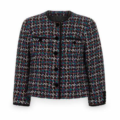 Alexon Women's Multicoloured Tweed Wool Blend Suit Jacket UK 14