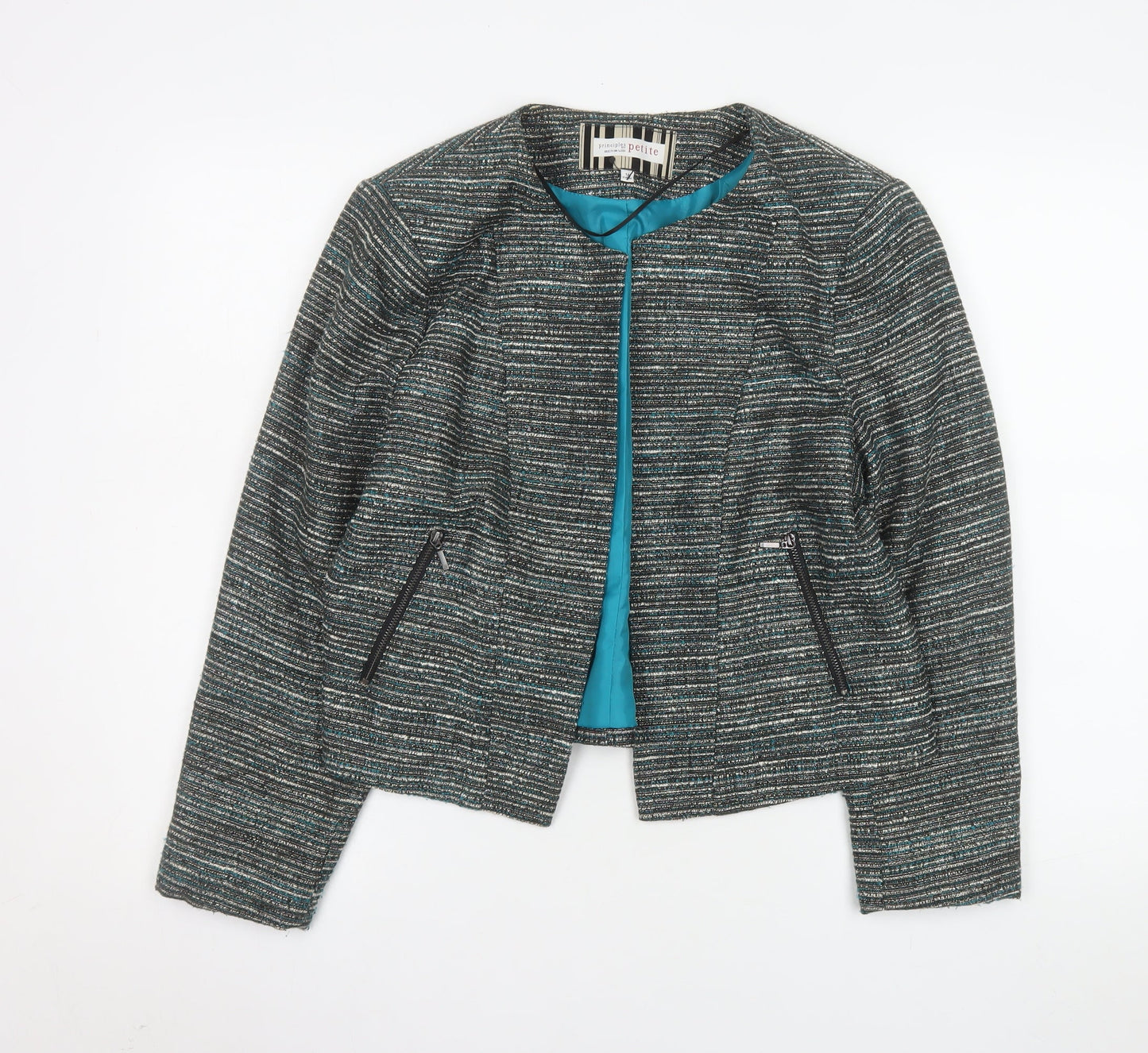 Womens UK Size 16 Principles by Ben de Lisi Petites Grey Suit Jacket