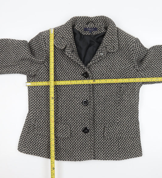 Womens UK Size 14 Debenhams Regular Black Blazer