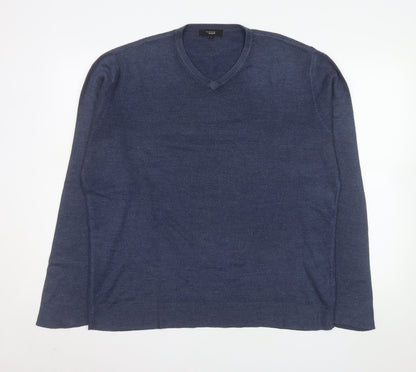 Mens UK Size L Thomas Nash Blue Pullover Jumper