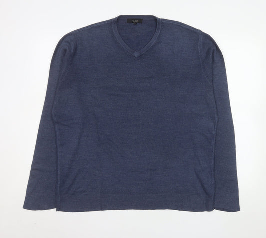 Mens UK Size L Thomas Nash Blue Pullover Jumper