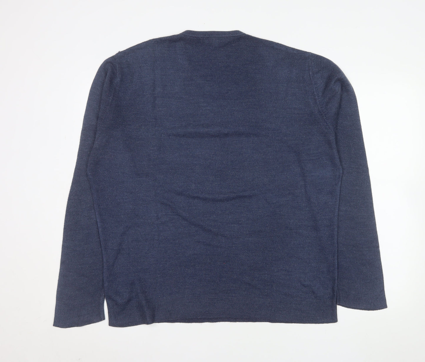 Mens UK Size L Thomas Nash Blue Pullover Jumper
