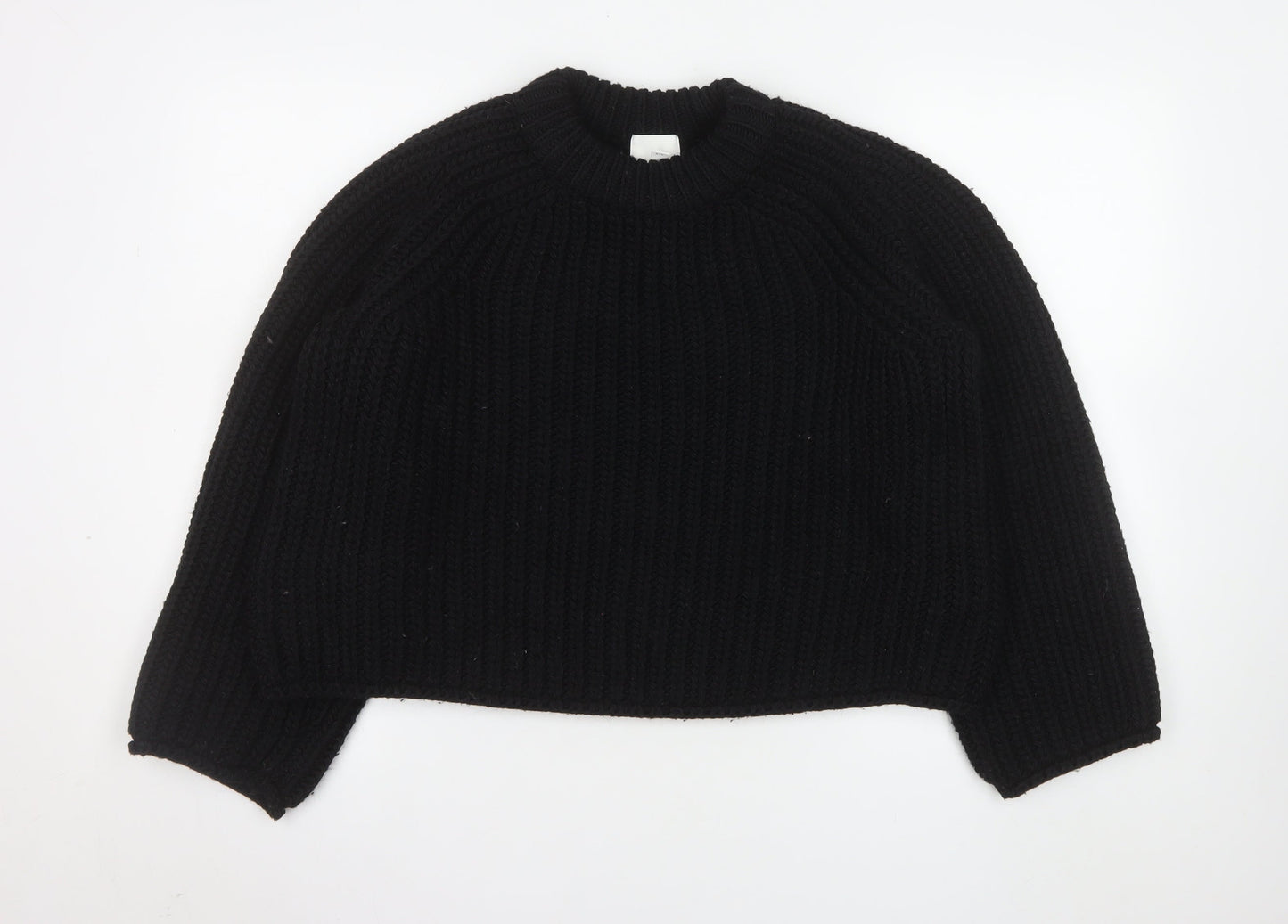 Womens UK Size S H&M Black Pullover Jumper