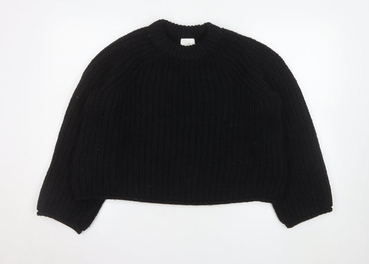 Womens UK Size S H&M Black Pullover Jumper