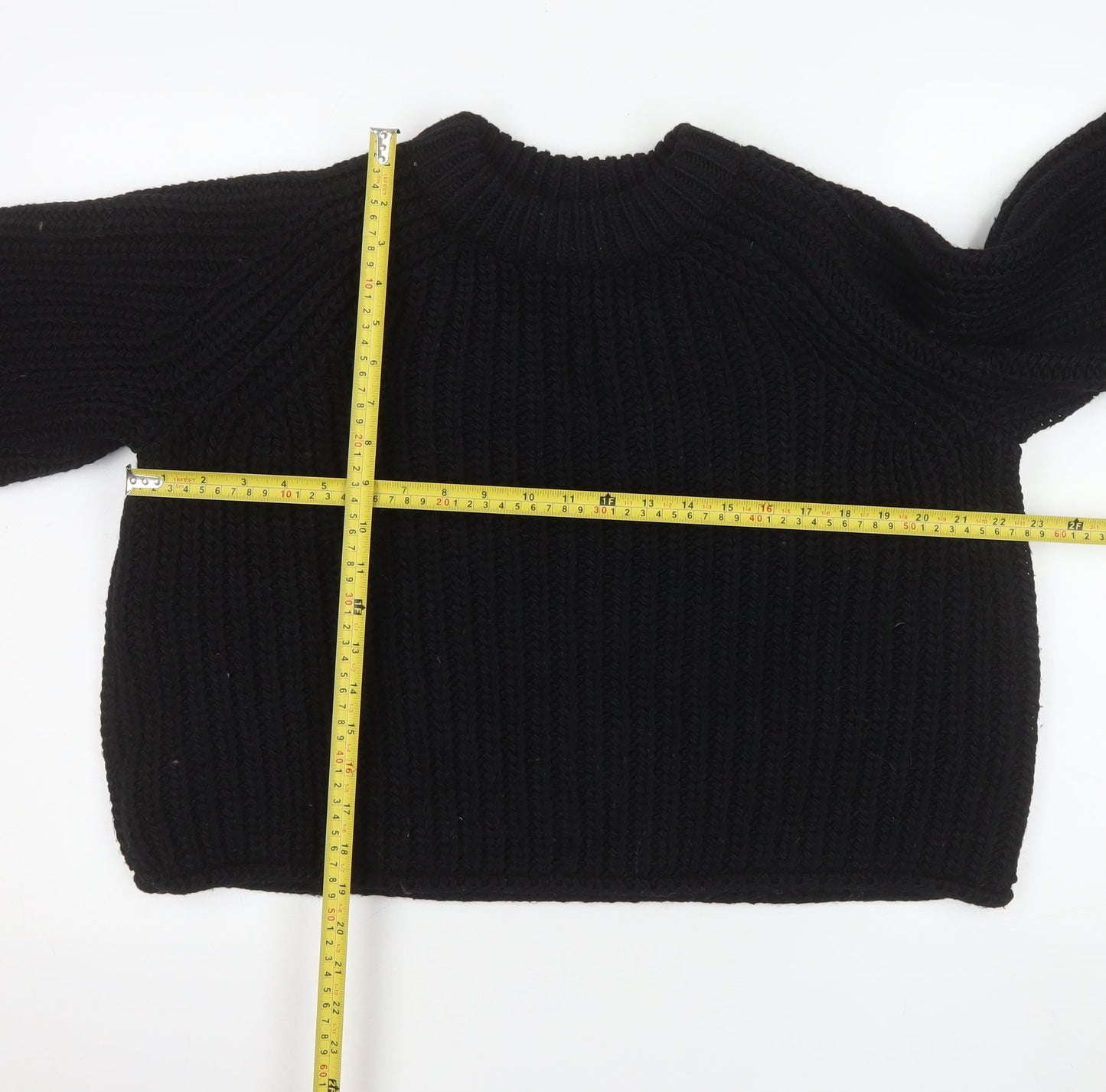 Womens UK Size S H&M Black Pullover Jumper