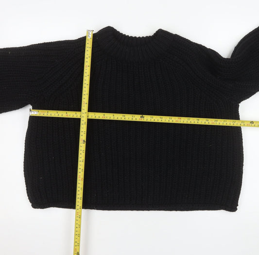 Womens UK Size S H&M Black Pullover Jumper
