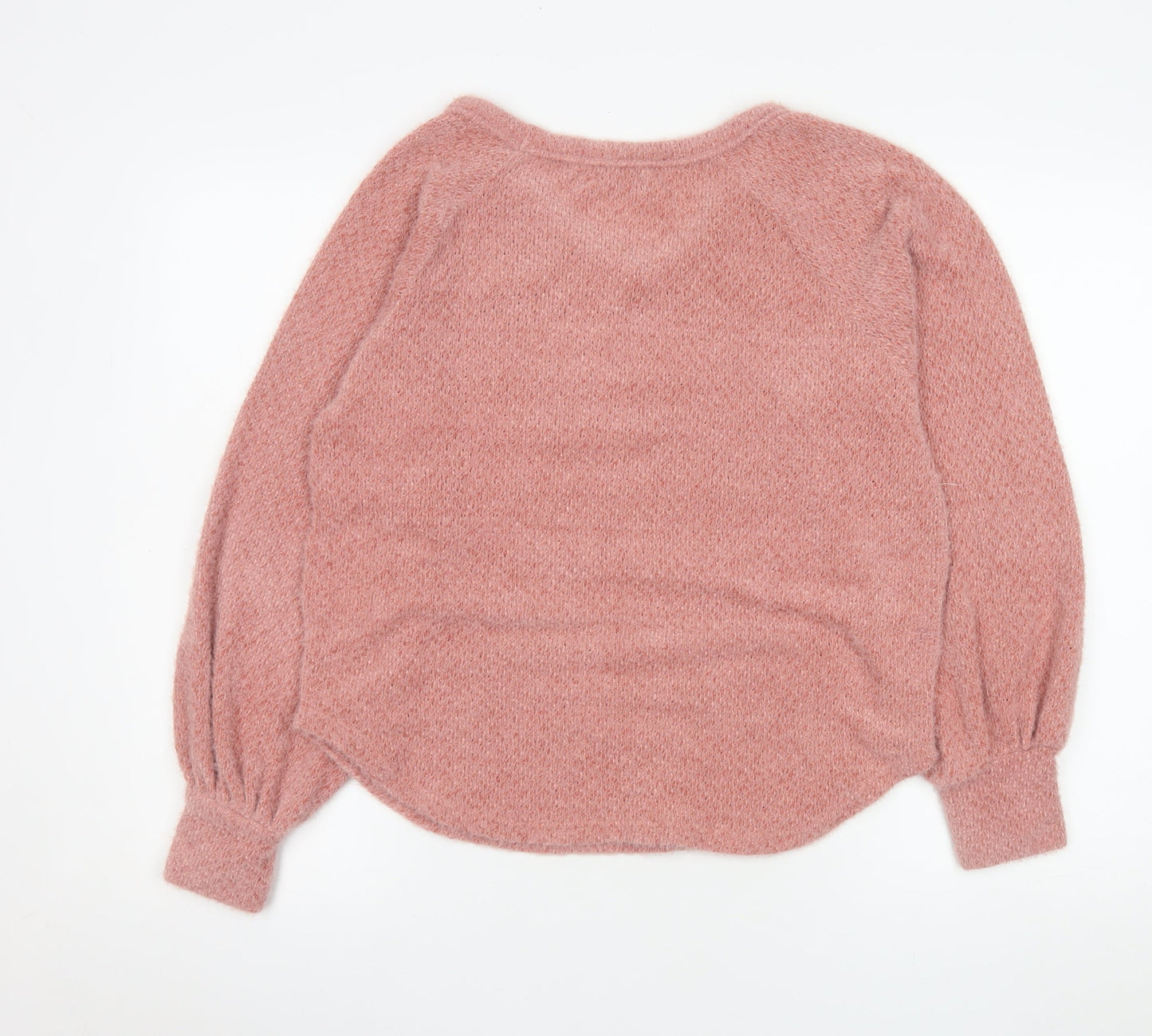 Womens UK Size M Hollister Pink Pullover Sweatshirt