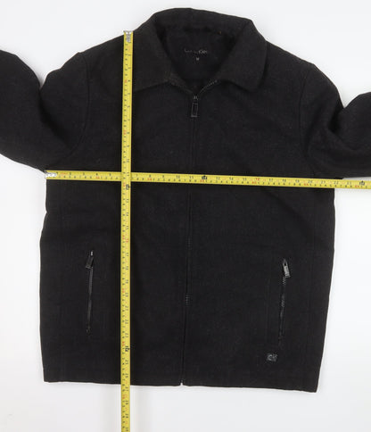 Mens UK Size M Calvin Klein Black Basic Jacket