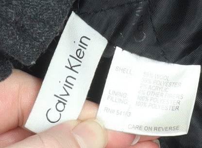 Mens UK Size M Calvin Klein Black Basic Jacket