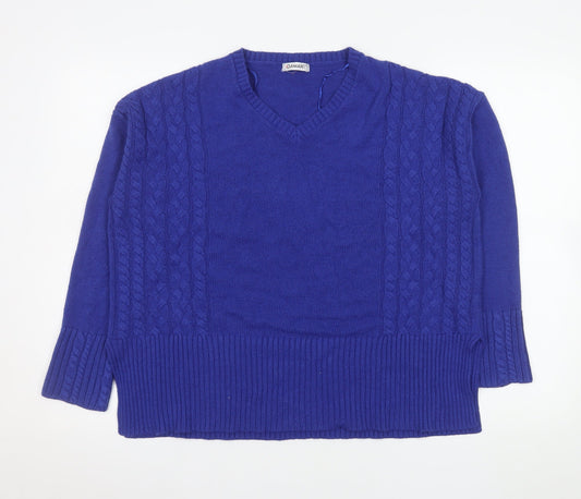 Womens UK Size M Damart Blue Pullover Jumper