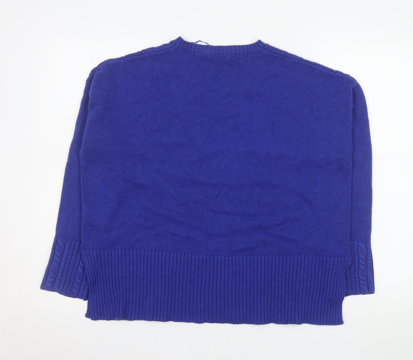 Womens UK Size M Damart Blue Pullover Jumper
