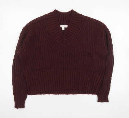Womens UK Size M Marks and Spencer Brown Pullover Jumper