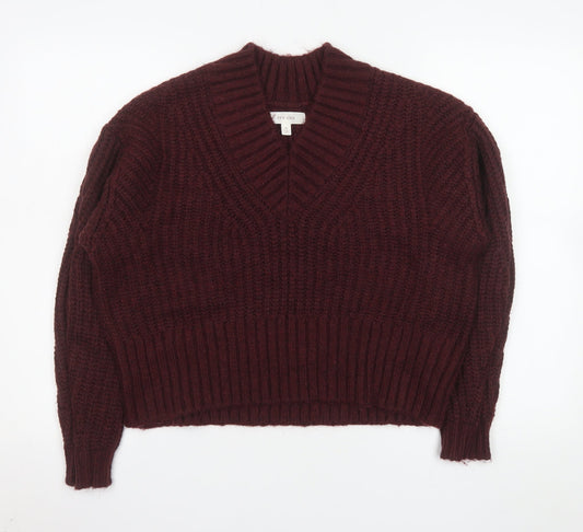 Womens UK Size M Marks and Spencer Brown Pullover Jumper