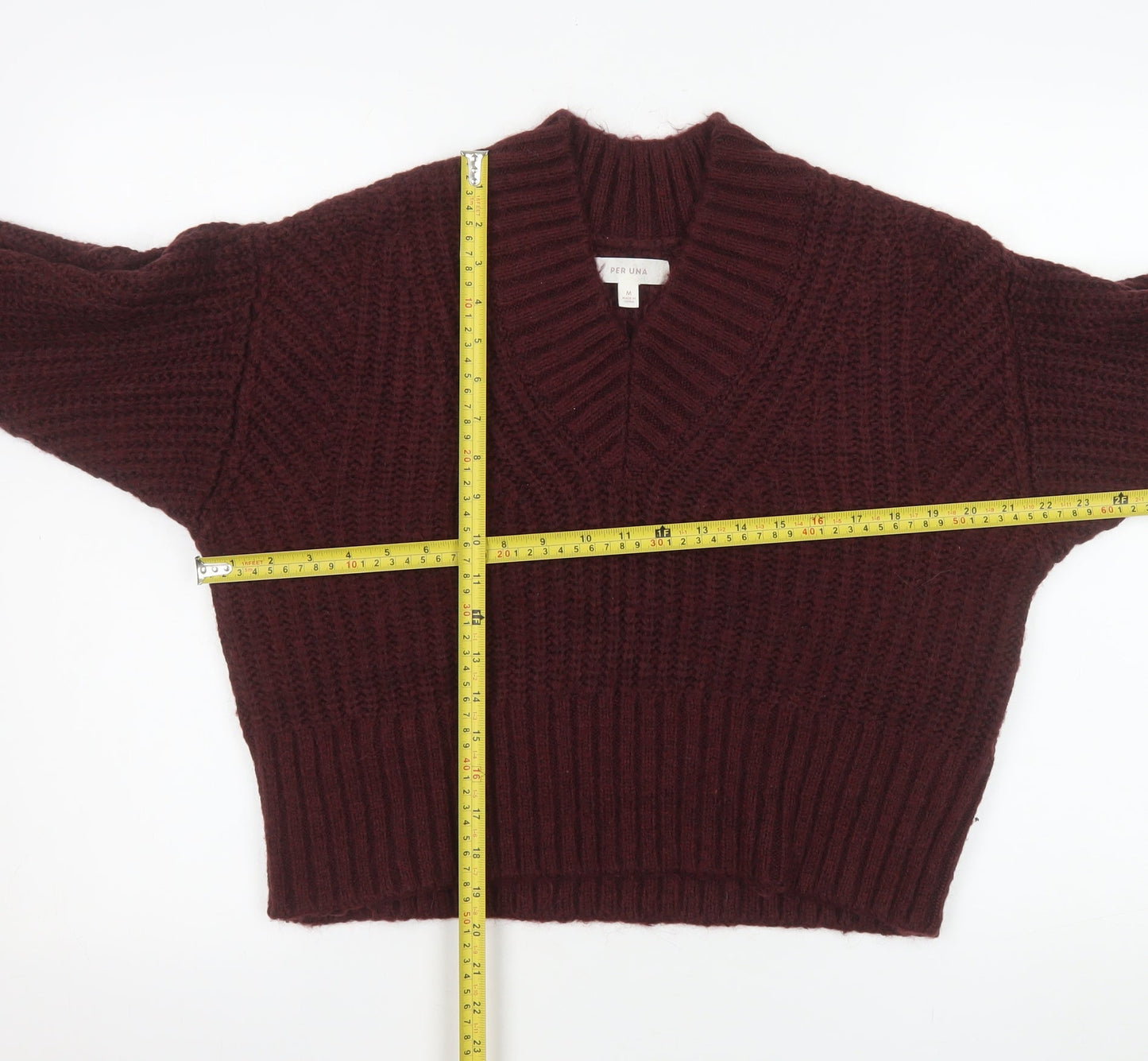 Womens UK Size M Marks and Spencer Brown Pullover Jumper