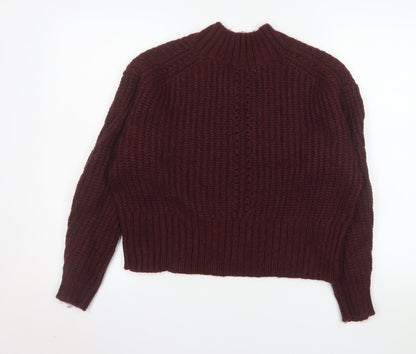 Womens UK Size M Marks and Spencer Brown Pullover Jumper