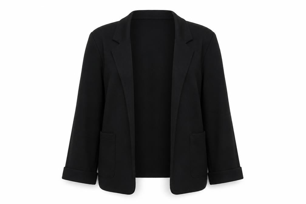 Marks and Spencer Women’s Black Regular Fit Blazer UK 14