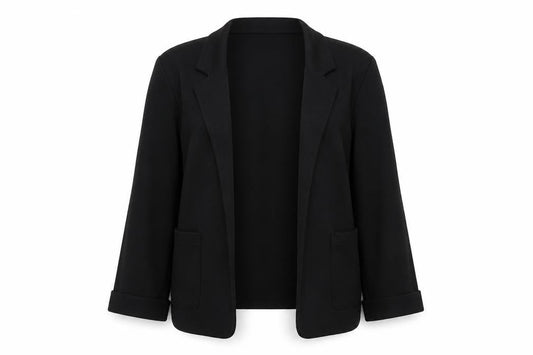 Marks and Spencer Women’s Black Regular Fit Blazer UK 14