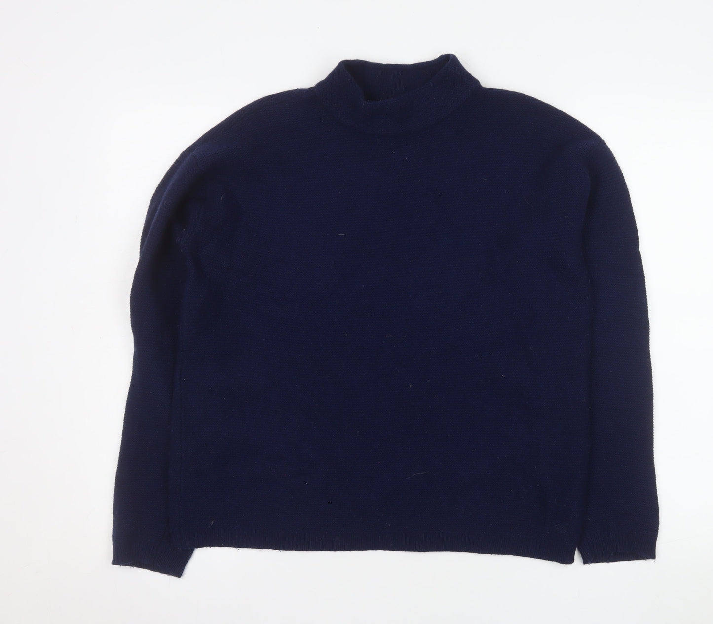 Womens UK Size 12 Crew Clothing Company Blue Pullover Jumper