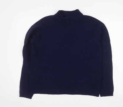 Womens UK Size 12 Crew Clothing Company Blue Pullover Jumper