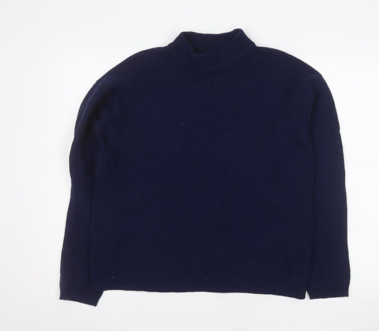 Womens UK Size 12 Crew Clothing Company Blue Pullover Jumper