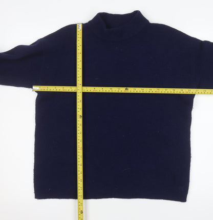 Womens UK Size 12 Crew Clothing Company Blue Pullover Jumper