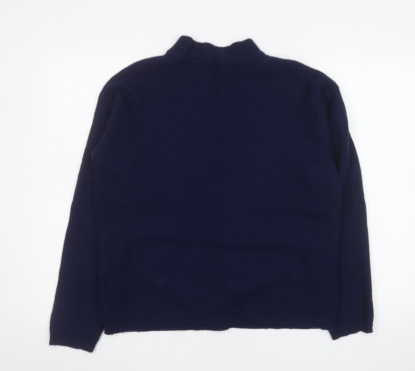 Womens UK Size 12 Crew Clothing Company Blue Pullover Jumper