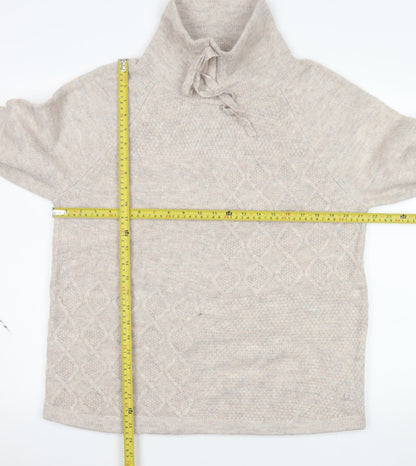 Womens UK Size 16 Mantaray Beige Pullover Jumper