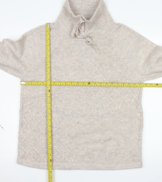 Womens UK Size 16 Mantaray Beige Pullover Jumper