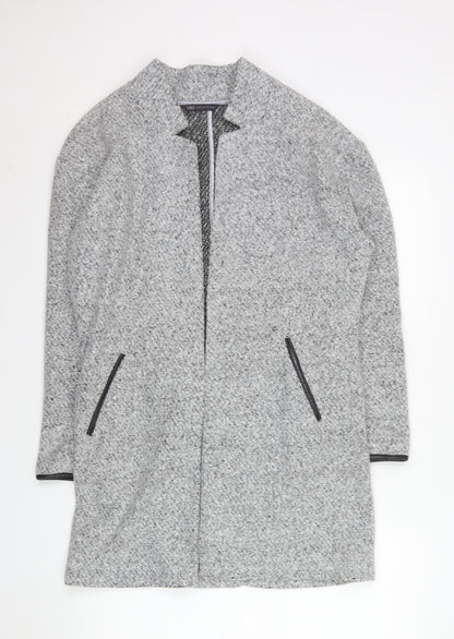Womens UK Size 12 Marks and Spencer Grey Overcoat