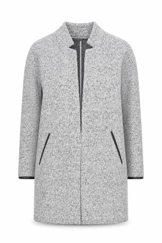 Womens UK Size 12 Marks and Spencer Grey Overcoat