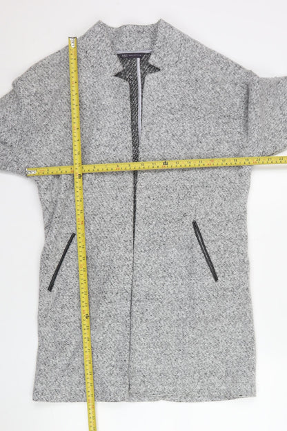 Womens UK Size 12 Marks and Spencer Grey Overcoat