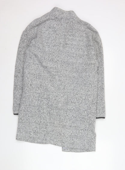 Womens UK Size 12 Marks and Spencer Grey Overcoat