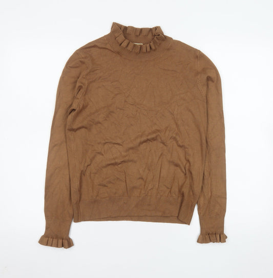 Womens UK Size M Oasis Brown Pullover Jumper