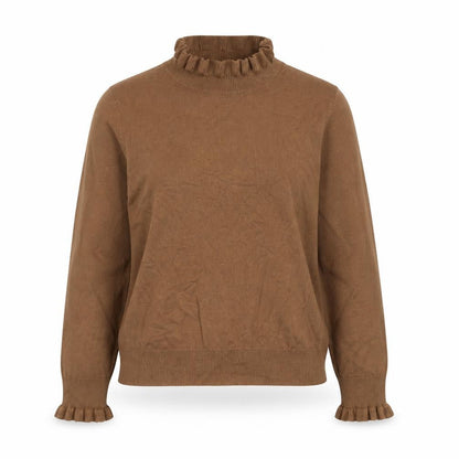 Womens UK Size M Oasis Brown Pullover Jumper