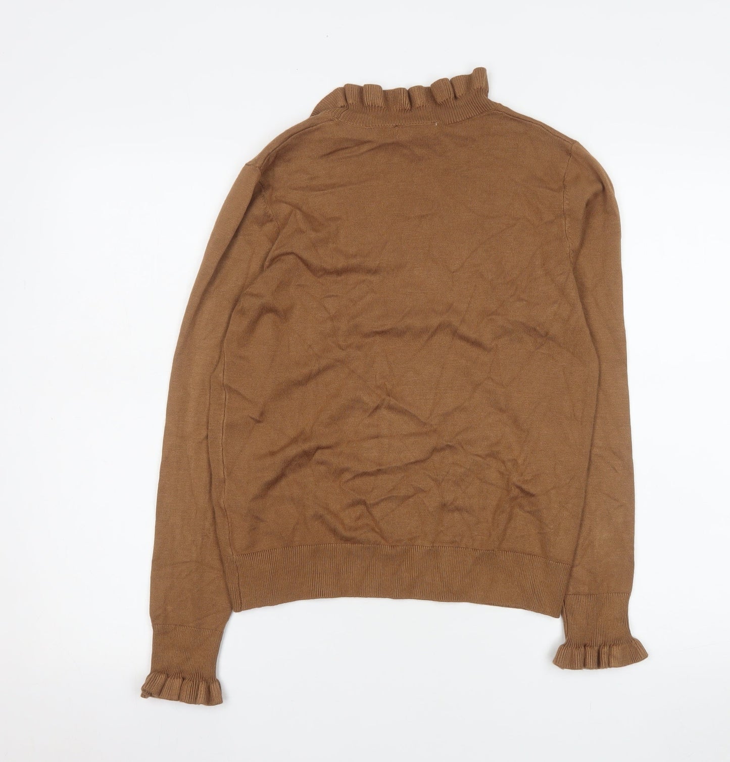 Womens UK Size M Oasis Brown Pullover Jumper