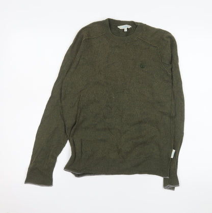 Mens UK Size XS Fat Face Green Pullover Jumper