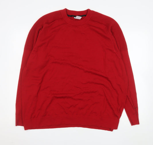 Mens UK Size 2XL Nike Red Pullover Jumper